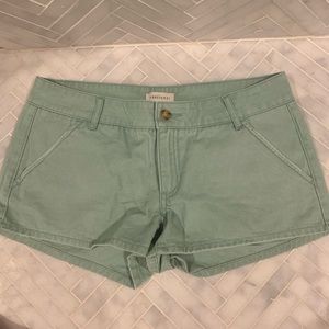 Forever 21 Green Shorts 28